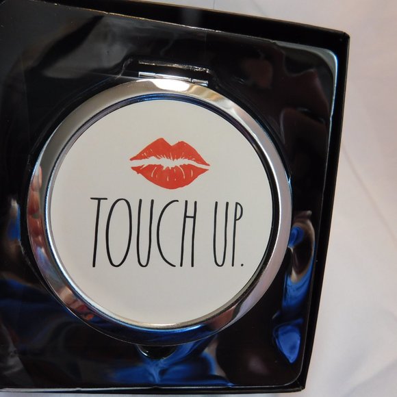 Rae Dunn Compact Mirrors with Magnification 2 Mirrors NEW - Picture 5 of 6